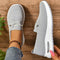 Women's Wide Toe Slip-On Sneakers