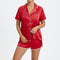Piped Satin Pyjama Set