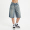 Long Denim Shorts