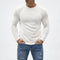 Waffle Knit Long Sleeve Top