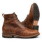 Leather Cap Toe Boots