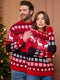 Matching Christmas Sweaters for Couples and Families – Nordic Knit Pullover