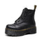 Women’s Leather Boots with Chunky Sole