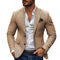 Men's Casual Two-Button Blazer - Elegant Slim Fit Lightweight Jacket