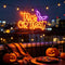 USB-Powered Trick or Treat LED Neon Sign with Bat – Halloween Wall Light for Party, Home & Holiday Decoration