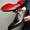 Men's Oxford Brogue Leather Dress Shoes