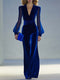 Elegant Jumpsuit with Mesh Sleeves
