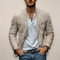 Men's Lightweight Linen Blazer Breathable Summer Style and Comfort