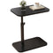 ADJUSTA Height-Adjustable Wooden Side Table with Metal Frame