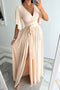 Women's Wrap V-Neck Dress
