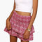 Women's High-Waisted Ruffled Mini Skirt