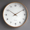 Round Nordic Wood Wall Clock | Minimalist Silent Quartz Home Decor