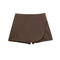 Women's wrap skort with elasticated waist