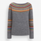 Kirra | Women's Autumn Retro Wave Knit Sweater in Premium Wool