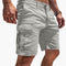Men's Short Cargo Shorts with Multiple Pockets