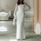 Women's Ruffle Sleeve Midi Dress