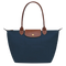 Women's Navy Blue Medium Nylon Tote Bag
