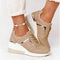 Stylish High-Top Polka Dot Lace-Up Trainers for Women