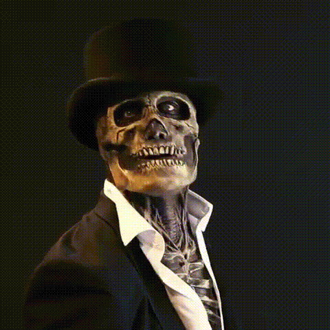 Realistic Bio-Skeleton Halloween Mask | Spooky Latex Costume – Lepege
