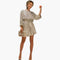 Women's Rhinestone Cocktail Dress | Belted Christmas Party Dress for Formal Evening Events and Festive Holiday Occasions