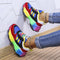 Rainbow Orthopedic Sneakers Comfortable Pain-Free Walking Shoes