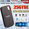 Portable High-Speed External SSD USB 3.2 Type-C (1TB–256TB, for Laptop and Mac)