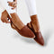 Braided Leather Orthopedic Slingback Sandals