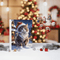 Cat Advent Calendar with 24 Retro Acrylic Pendants | Vintage Christmas Countdown Gift for Cat Lovers and Pet Owners