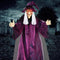 Life-Size Animated Talking Witch with Glowing Eyes