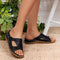 Women's Orthopedic T-Strap Sandals with Adjustable Arch Support