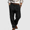 Adriano - Men's Casual Straight-Leg Cotton & Linen Pants