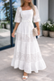 Women's Square Neck Maxi Dress