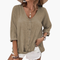 Women's V-neck T-shirt with Short Sleeves