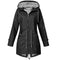 Stylish Women's Windbreaker Raincoat - Lightweight Waterproof Jacket with Hood