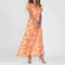 Women's V-Neck Maxi Dress