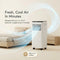 Portable Air Conditioner – 7,000 BTU Portable AC with Dehumidifier and 24-Hour Timer