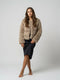 Cropped Fox Fur Coat