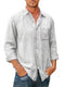 Men's Long Sleeve Summer Denim Shirt | Relaxed Casual Button-Down