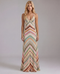 Boho Crochet Maxi Dress - Multicolor