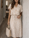 Women's A-Line Short Sleeve Dress