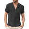 Breathable Short-Sleeve Linen Shirt
