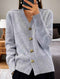 Simple Women's Button-Down Cardigan