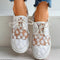 Orthopaedic Elegant and Airy Shoe with Floral Pattern – Arabella
