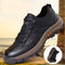 Men's Orthopedic Breathable Leather Shoes - Comfortable Casual Footwear