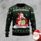 Women's Christmas Dachshund Sweater – Funny Dog Print Holiday Jumper
