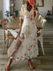 Women's Floral V-Neck Summer Dress